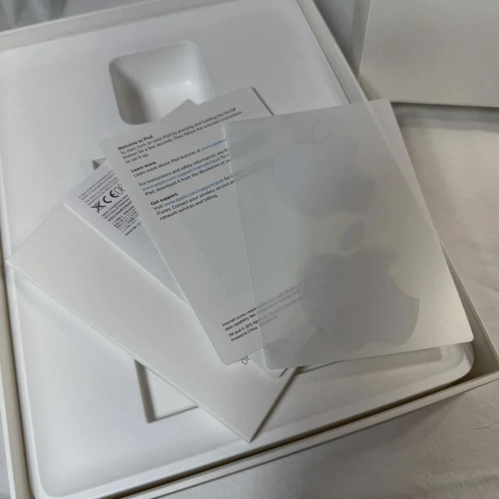 Apple iPad 4th Generation EMPTY BOX With Stickers, Reset Tool Model A 1459